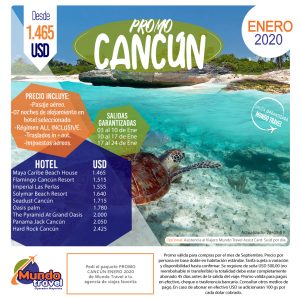 PROMO CANCUN - SALIDA FIJA